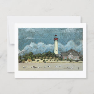 Carte Postale Cape May Lighthouse Painting, New Jersey