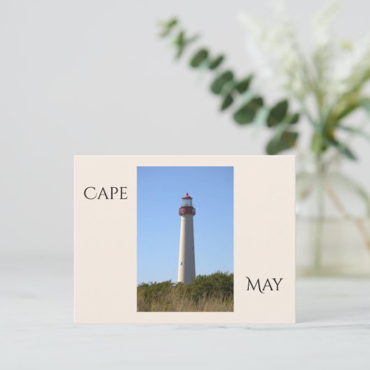 Carte Postale Cape May Lighthouse Postcard (Debout devant)