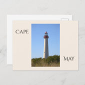 Carte Postale Cape May Lighthouse Postcard (Devant / Derrière)