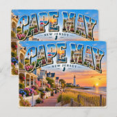 Carte Postale Cape May, New Jersey (Devant / Derrière)