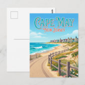Carte Postale Cape May New Jersey (Devant / Derrière)