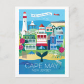 Carte Postale Cape May, New Jersey Postcard (Devant)