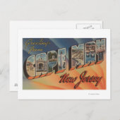 Carte Postale Cape May, New Jersey - Scènes de grandes lettres (Devant / Derrière)
