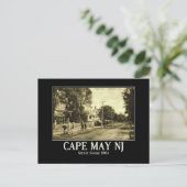Carte Postale Cape May NJ Hughes St, 1910 (Debout devant)