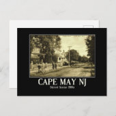 Carte Postale Cape May NJ Hughes St, 1910 (Devant / Derrière)