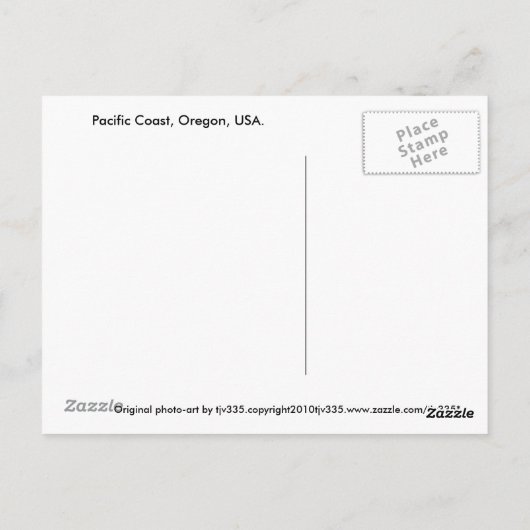 Carte postale Cape Mist (Dos)