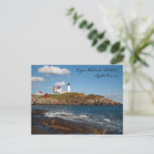 Carte Postale Cape Neddick "Nubble" Light House (Debout devant)