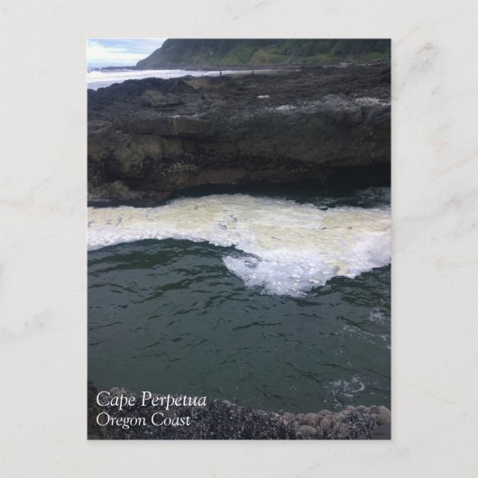 Carte Postale Cape Perpetua, Côte de l'Oregon (Devant)