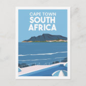 Carte Postale Cape Town Afrique du Sud Illustration des lieux de (Devant)