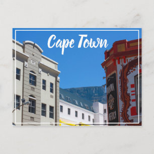 Carte Postale Cape Town Cityscape Street Afrique du Sud