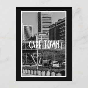Carte Postale Cape Town Monochrome Cityscape Street Lifestyle
