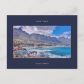 Carte Postale Cape Town Table Mountain Beach Vue sur l'océan (Devant)