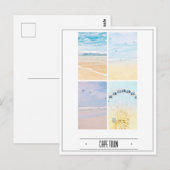 Carte Postale Cape Town Table Mountain Collage Pastel (Devant / Derrière)