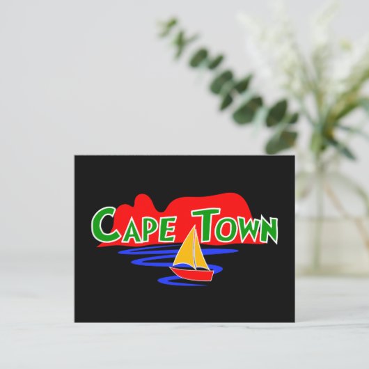 Carte Postale Cape Town Table Mountain South Africa Post Card (Debout devant)