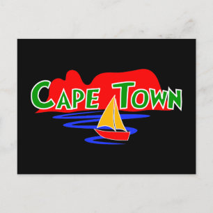 Carte Postale Cape Town Table Mountain South Africa Post Card