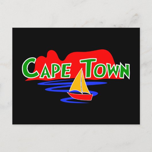 Carte Postale Cape Town Table Mountain South Africa Post Card (Devant)