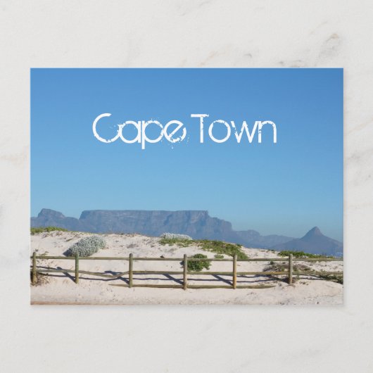 Carte Postale Cape Town Table Mountain ZA Afrique du Sud (Devant)