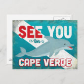 Carte Postale Cape Verde Dolphin (Devant / Derrière)