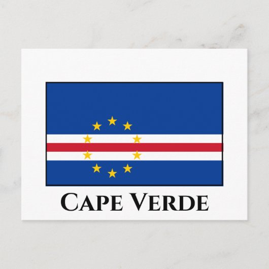 Carte Postale Cape Verde Flag (Devant)