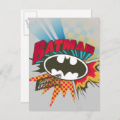 Carte Postale Caped Crusader (Devant / Derrière)