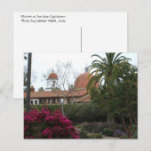 Carte postale Capistrano Mission Domes (Devant / Derrière)
