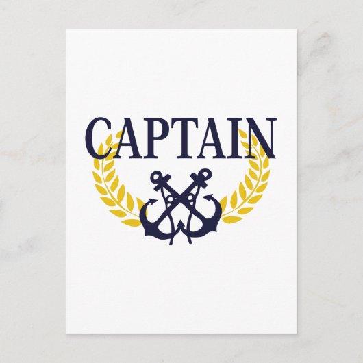Carte Postale Capitaine (Devant)