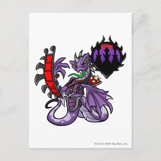 Carte Postale Capitaine 1 d'équipe de citadelle de Darigan (Devant)