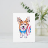 Carte Postale Capitaine Americorgi (Debout devant)