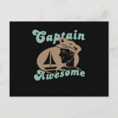 Carte Postale Capitaine Awesome (Devant)