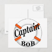 Carte Postale capitaine bob (Devant / Derrière)