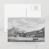 Carte Postale Capitaine Cook ayant été naufragé (Devant / Derrière)