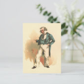 Carte Postale Capitaine Cuttle de Dombey et Son (Debout devant)