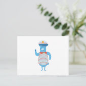 Carte Postale Capitaine de bateau (Debout devant)