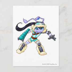 Carte Postale Capitaine de l'équipe Montagne de la Terreur 2