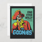 Carte Postale Capitaine de l'Inferno Willy Pirate à un oeil (Devant / Derrière)