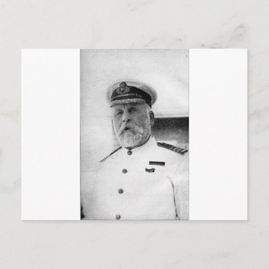 Carte Postale Capitaine EJ Smith du Titanic (Devant)