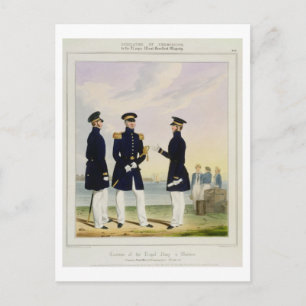Carte Postale Capitaine, Flag Officer and Commander (Undress) pl