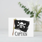 Carte Postale Capitaine jolly roger (Debout devant)