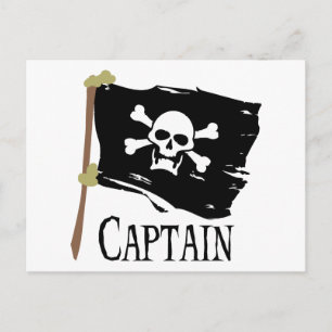 Carte Postale Capitaine jolly roger