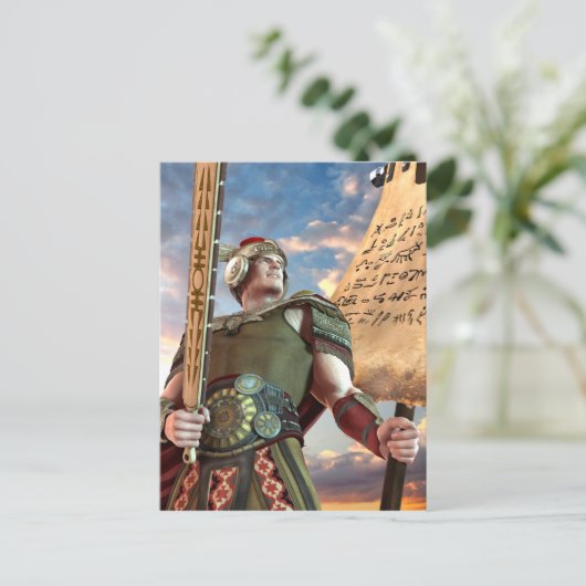 Carte Postale Capitaine Moroni (Debout devant)