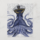 Carte Postale Capitaine Octopus (Devant)