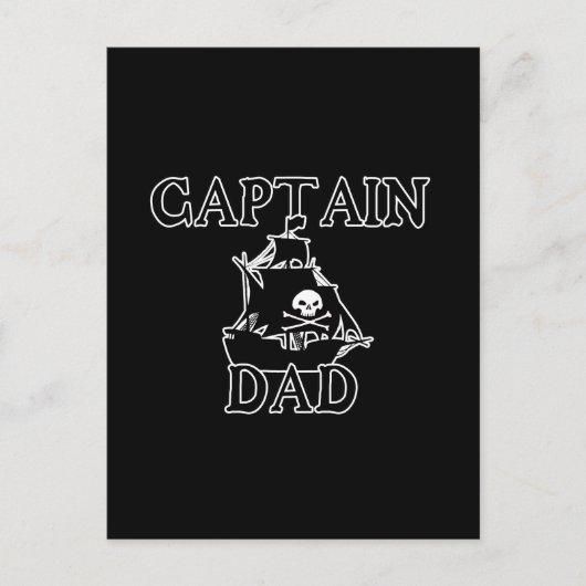 Carte Postale Capitaine papa (Devant)