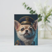 Carte Postale Capitaine pilote du Chihuahua (Debout devant)