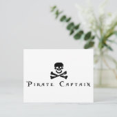 Carte Postale Capitaine pirate (Debout devant)