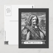 Carte Postale Capitaine Pirate Morgan (Devant / Derrière)