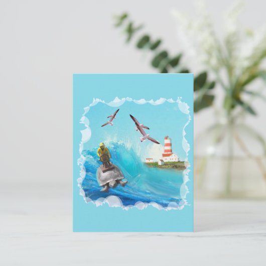 Carte Postale Capitaine Turtle (Debout devant)