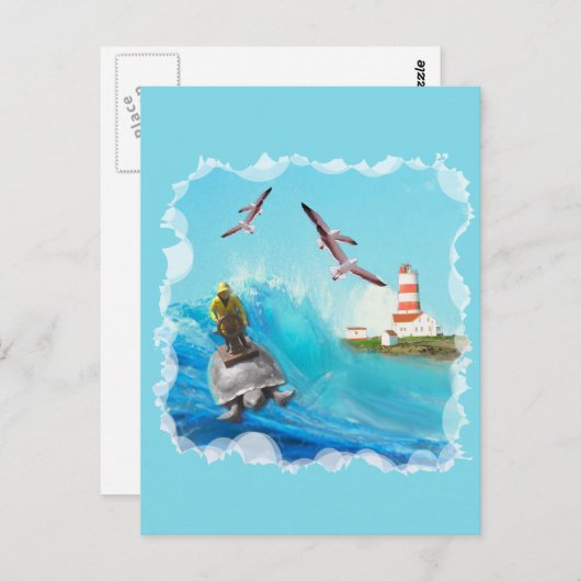 Carte Postale Capitaine Turtle (Devant / Derrière)