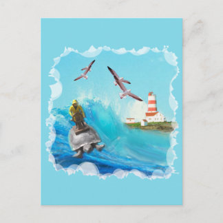 Carte Postale Capitaine Turtle