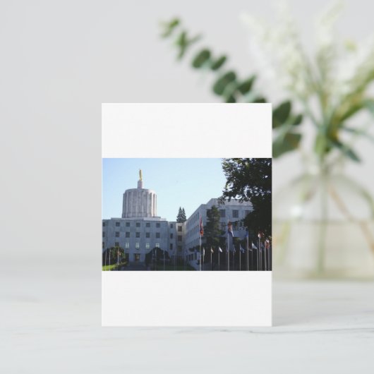 Carte Postale Capitale de l'État de l'Oregon (Debout devant)