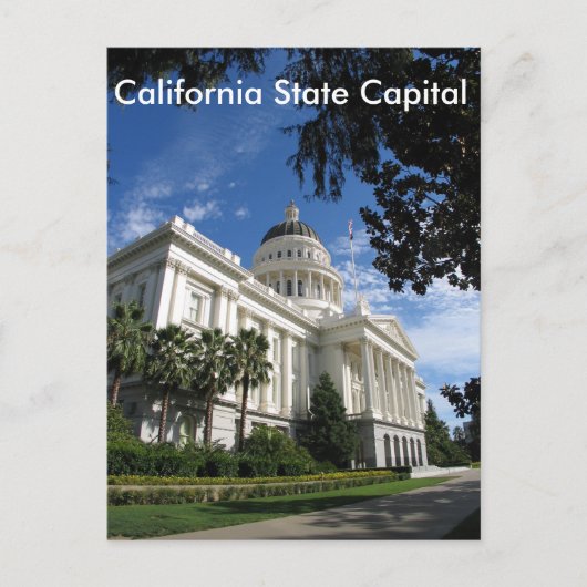 Carte Postale Capitale nationale de Californie (Devant)